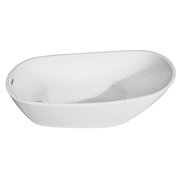 Aqua Eden Freestanding Bathtubs, 54 L, 27.38 W, White, Acrylic VTRS542827
